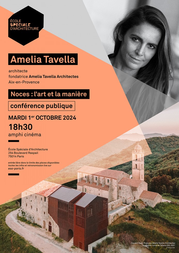 Conférence de l'architecte Amelia Tavella à l'ESA