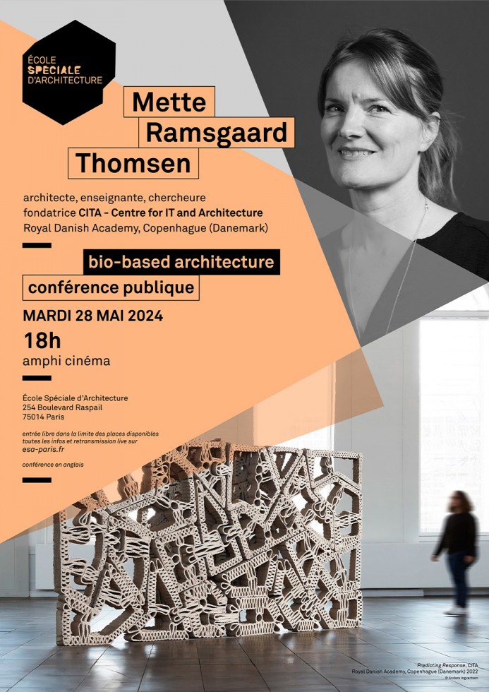 Conférence de l'architecte Mette Ramsgaard Thomsen à l'ESA